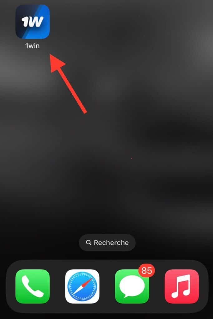 l'application 1win iOS