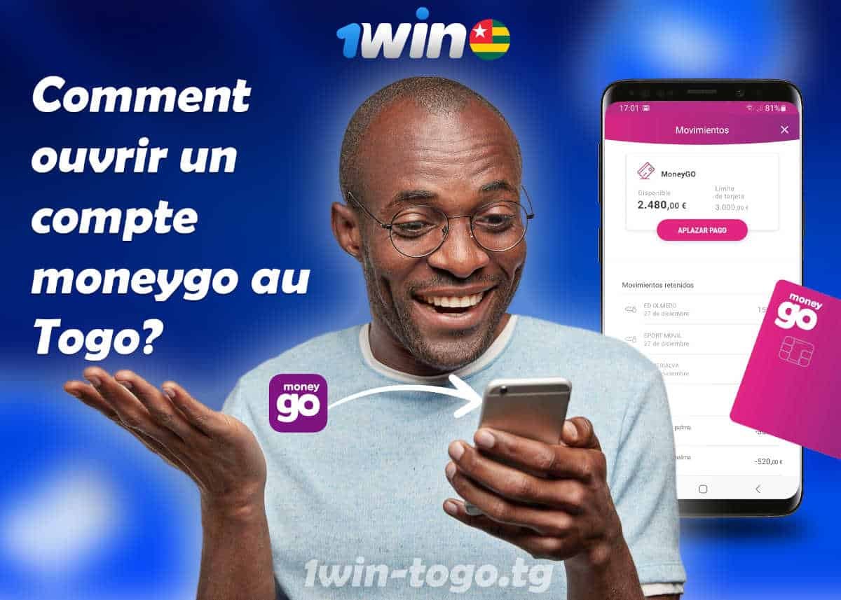 Comment créer un compte moneygo au Togo.