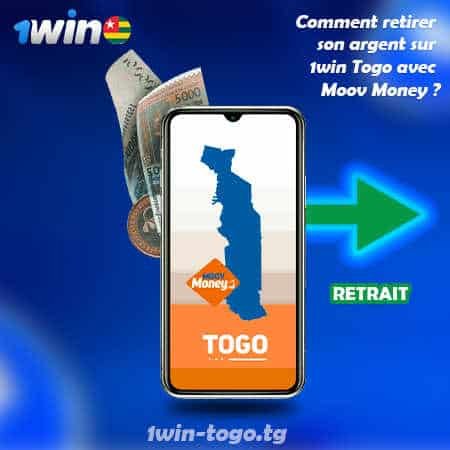 Comment retirer son argent sur 1win Togo avec Moov Money ?