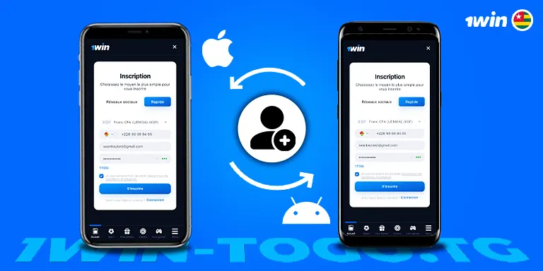 Comment créer un compte 1win sur Android & iOS iPhone ?