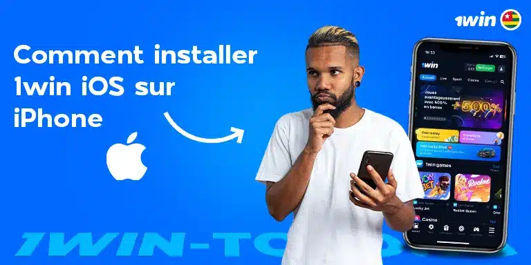 Comment installer 1win iOS sur iPhone au Togo ?