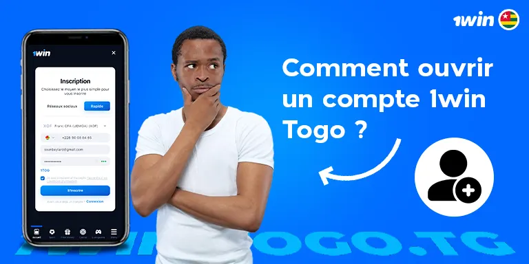 Comment ouvrir un compte 1win Togo