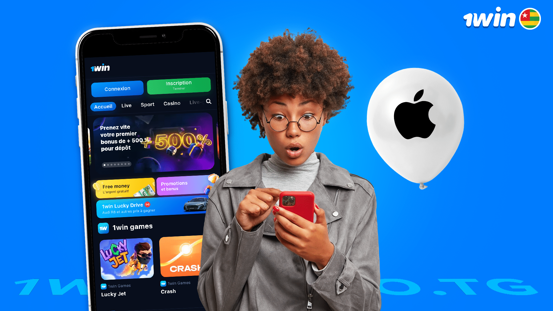 1win app sur iphone
