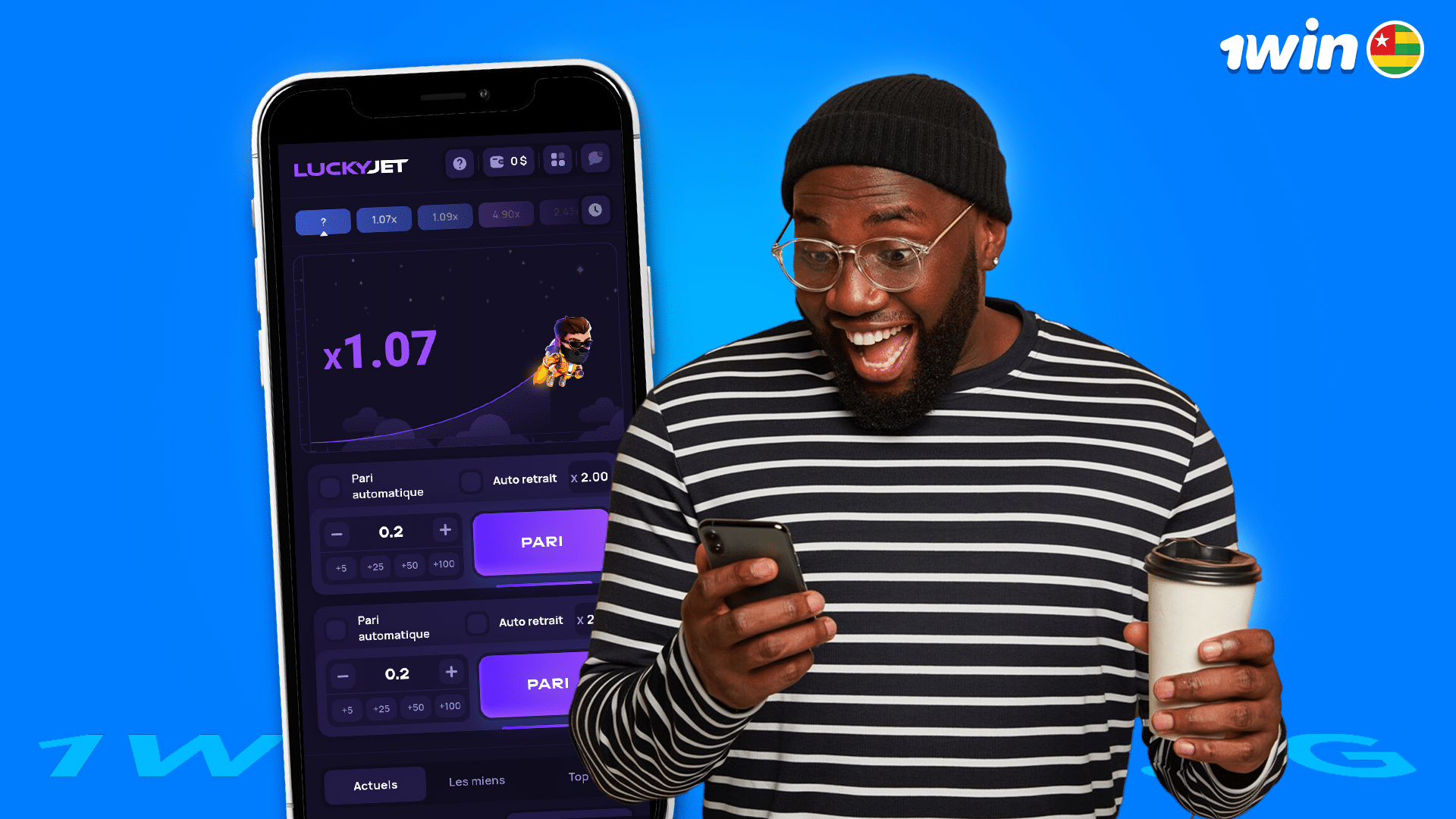 présentation de lucky jet 1win