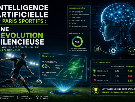 Intelligence artificielle et paris sportifs : une révolution silencieuse